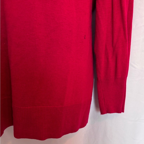 Ava & Viv plus size Sweater.  Red. Size 4X. V neck. - Picture 5 of 8